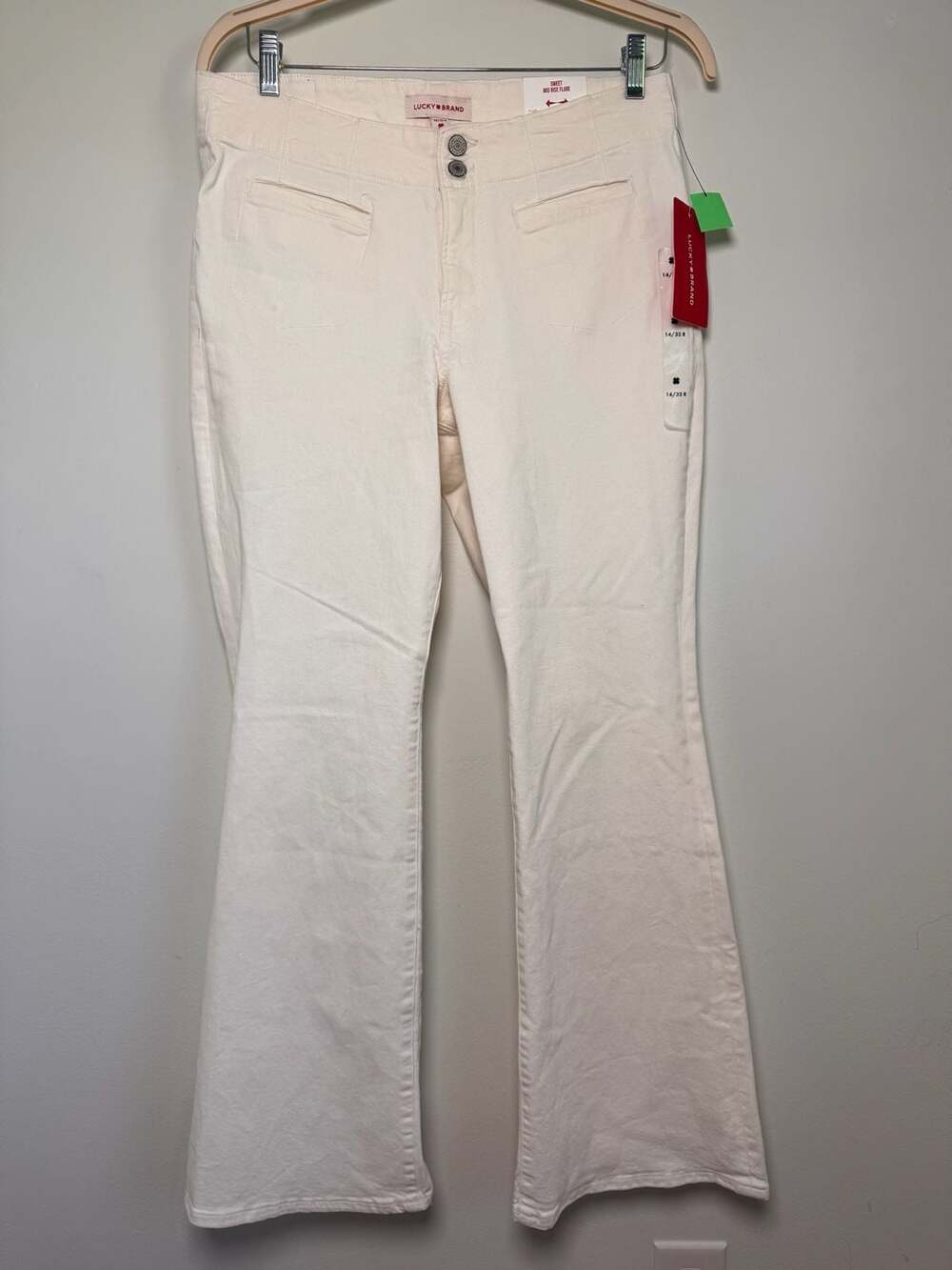 Lucky Brand Sweet Mid Rise Flare Jeans Size 14/32 R